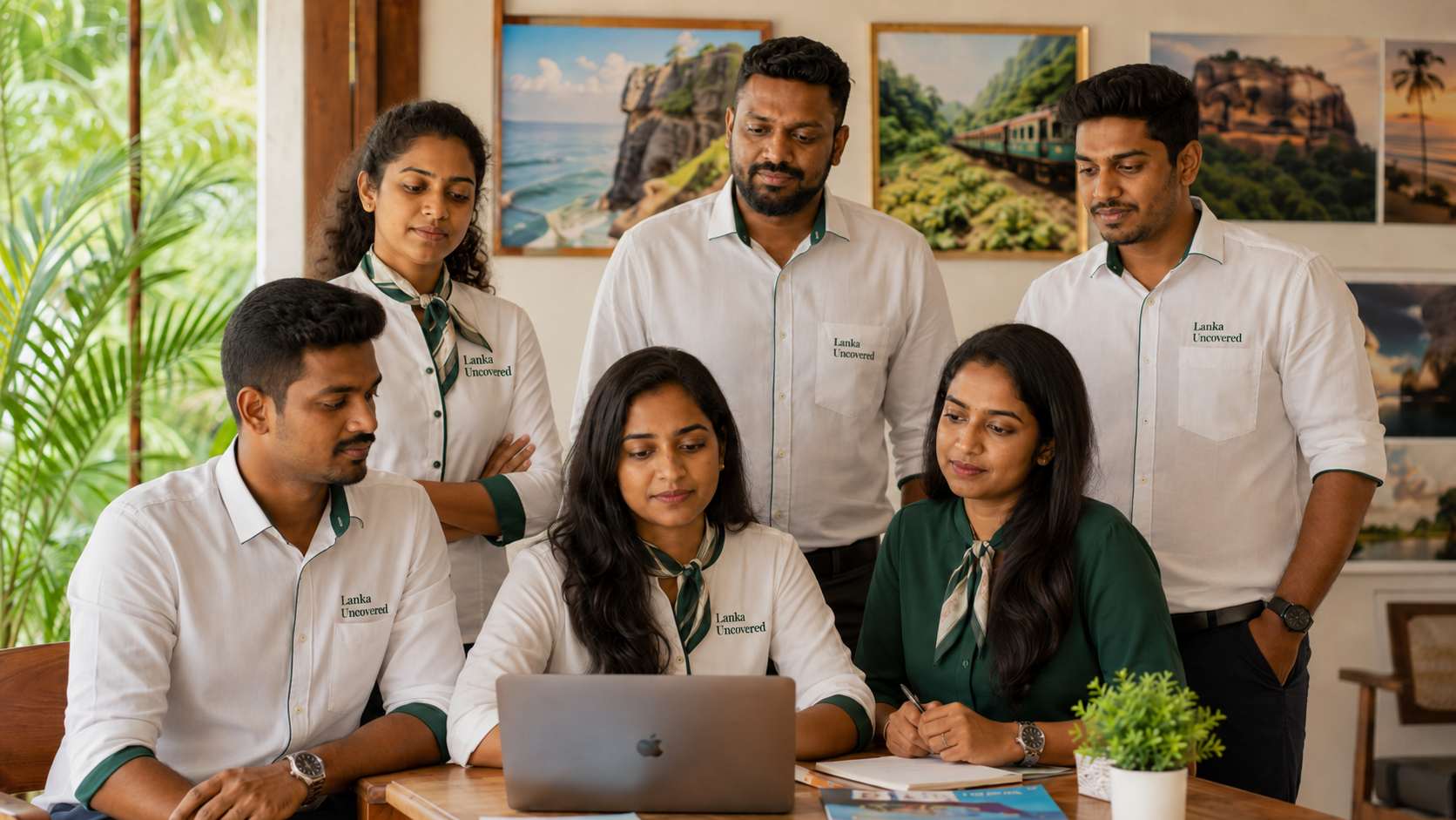 Lanka Uncovered travel team planning a Sri Lanka journey